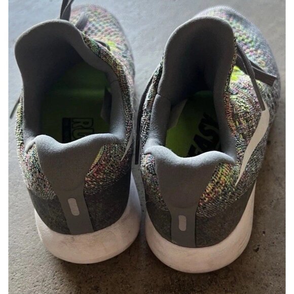 Nike LunarEpic Flyknit 2 \'Multicolor\' Gray Green Men’s Sz 7.5 863780-003 main image 4